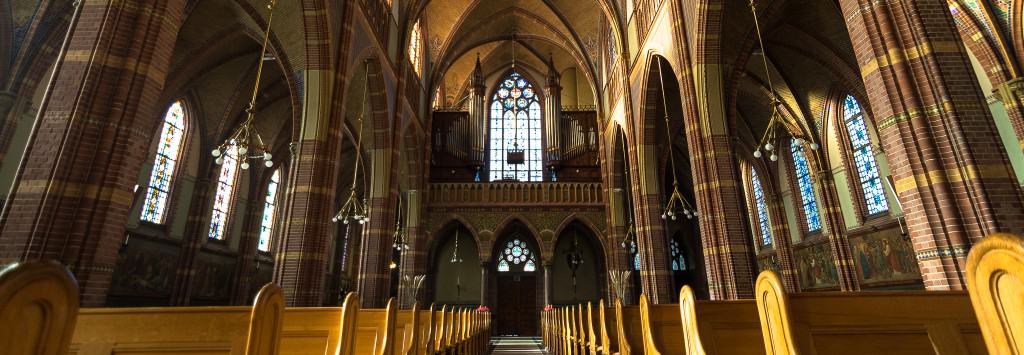 Interieur St.-Agathakerk, Lisse. Foto: Alexander Schippers.